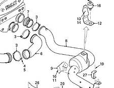 Daf exhaust pipe for DAF XF 105 FA 105.460 tractor unit Daf exhaust pipe for DAF XF 105 FA 105.460 tractor unit