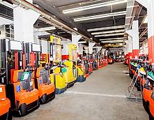 Linde E16-02 EVO // Seitenschieber / 3. Ventil / HH 5.400 mm / FH 1.600 mm / Triplex