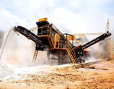 Fabo MCK-90 MOBILE CRUSHING & SCREENING PLANT FOR BASALT Fabo MCK-90 MOBILE CRUSHING & SCREENING PLANT FOR BASALT