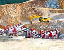Fabo PRO-150 USED MOBILE CRUSHING PLANT FOR LIMESTONE Fabo PRO-150 USED MOBILE CRUSHING PLANT FOR LIMESTONE