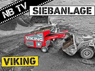 Mobile Flachdecksiebanlage Kompostsiebanlage VIKING