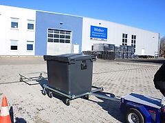 Mülltonnentransporter Mülltonnenwagen Rahmen 1100 L Container