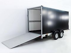 vezeko Kofferanhänger 180x401cm Höhe:205cm 2,7t|Rampe|schwarz