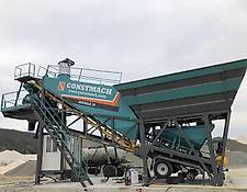 Constmach Mobile concrete batching plants with new generation technology w