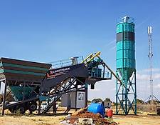 Constmach High Efficiency 60 m3/h Capacity Mobile Batch Plant