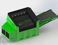 DB Engineering Traserscreen DB-100C Siebanlage | Flachdecksieb | Siebbox | Galabau | 2800kg